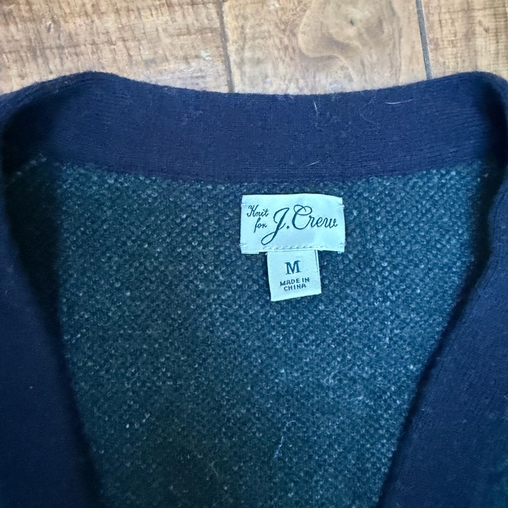 J. Crew Dark Blue Knit Sweater